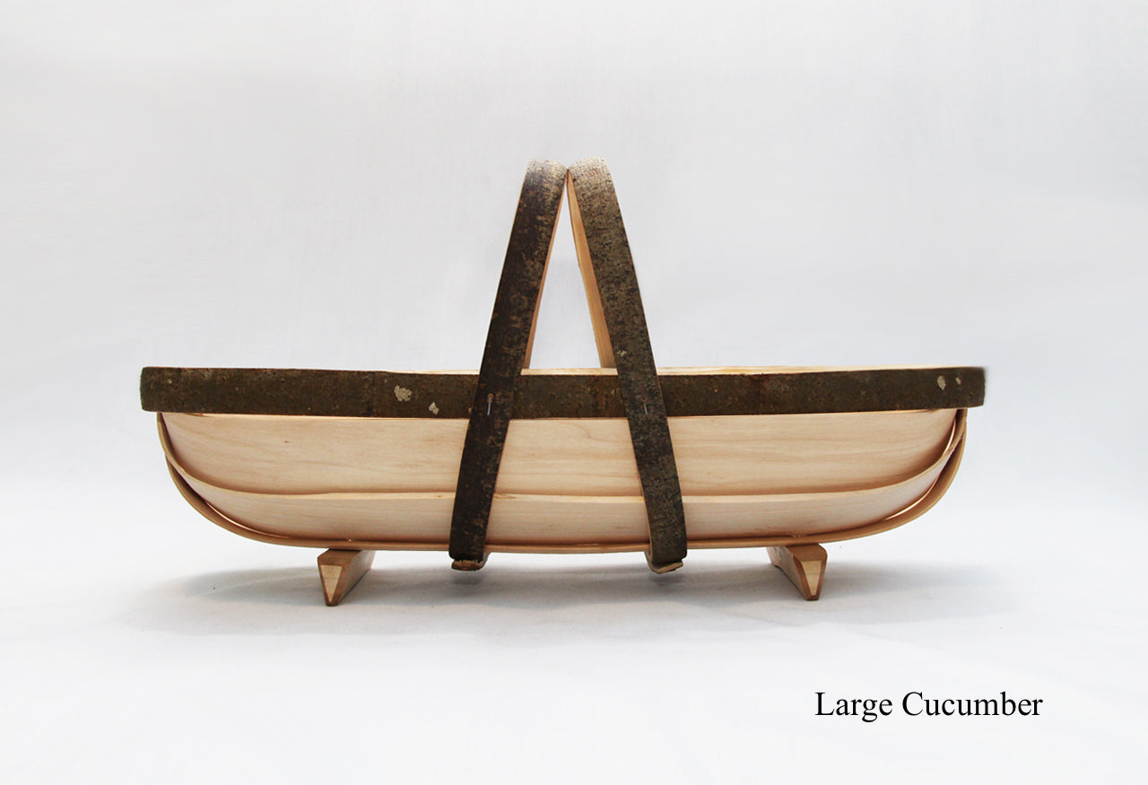 Large cucumber trug. Hand-made in Herstmonceux