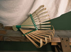 Traditional Japanese Bamboo Hand Rake for Garden Care