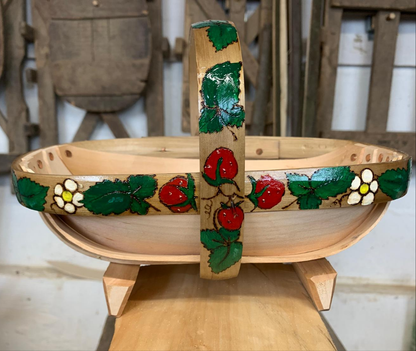 Decorated Strawberry Trug