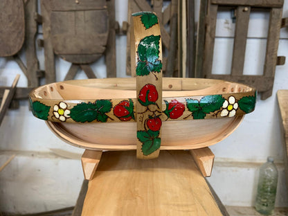Decorated Strawberry Trug